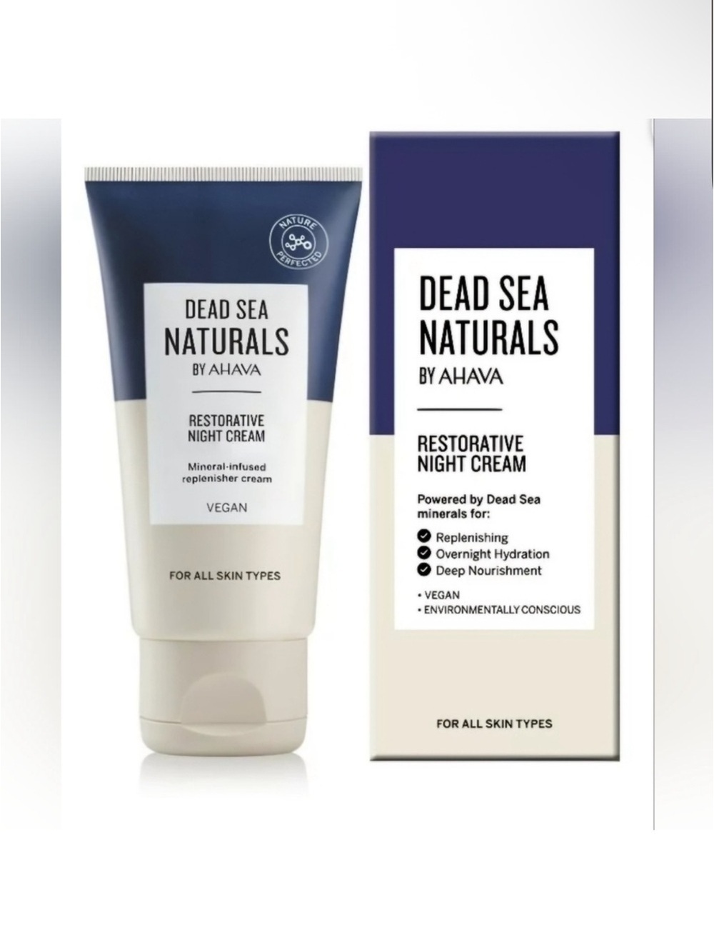 AHAVA Dead Sea Naturals Facial Night Cream 100 ml NEW